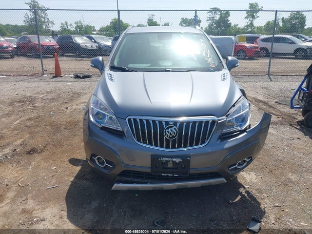 45525004 :رقم المزاد ، KL4CJCSB2FB104989 vin ، 2015 Buick Encore Leather مزاد بيع