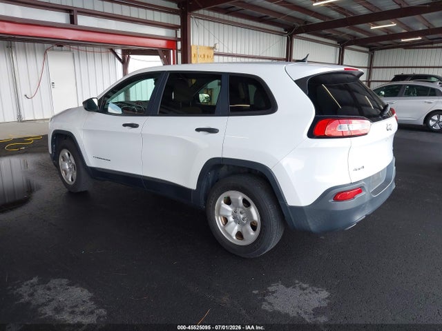 Продажа на аукционе авто 2016 Jeep Cherokee Sport, vin: 1C4PJMAB3GW313974, номер лота: 45525095