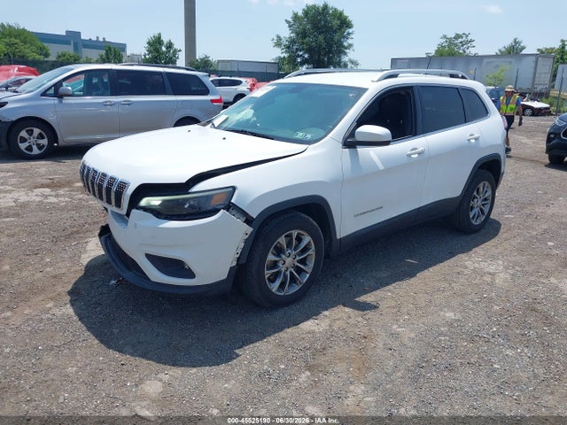 2019 Jeep Cherokee Latitude Plus Fwd მანქანა იყიდება აუქციონზე, vin: 1C4PJLLB6KD202265, აუქციონის ნომერი: 45525190