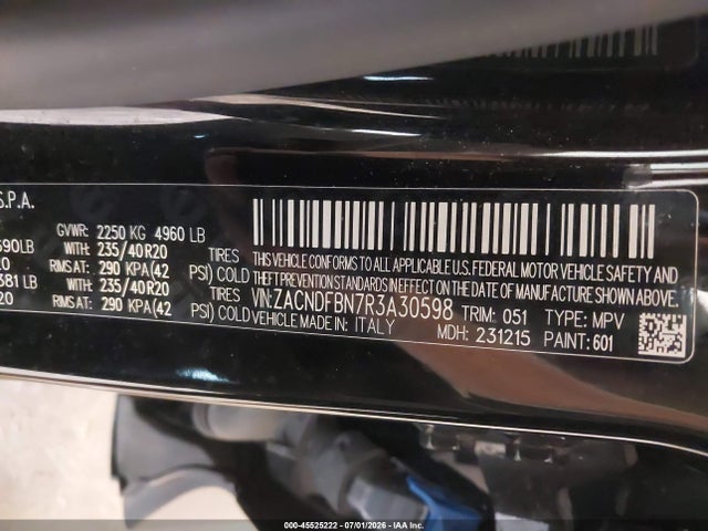Продаж на аукціоні авто 2024 Dodge Hornet Gt Plus Awd, vin: ZACNDFBN7R3A30598, номер лоту: 45525222