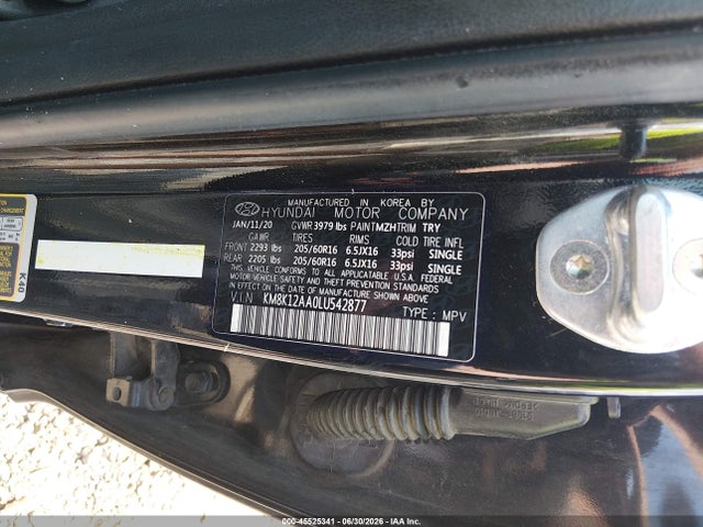 Hyundai Kona Se 2020 KM8K12AA0LU542877 Image 9