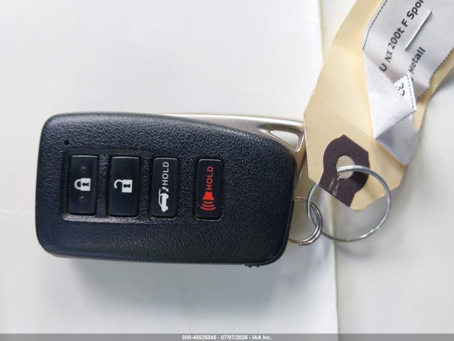 Aukcja sprzedaży 2015 Lexus Nx 200t F Sport, vin: JTJBARBZXF2031630, numer aukcji: 45525345
