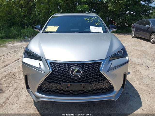Aukcja sprzedaży 2015 Lexus Nx 200t F Sport, vin: JTJBARBZXF2031630, numer aukcji: 45525345