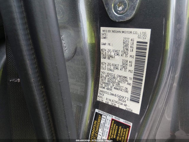 Продажа на аукционе авто 2022 Nissan Frontier King Cab Sv 4x2, vin: 1N6ED1CL1NN650971, номер лота: 45525380