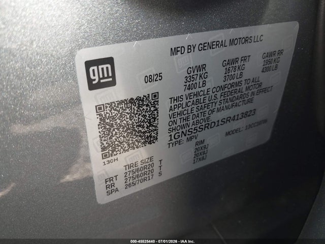 Chevrolet Tahoe 2wd Premier 2025 1GNS5SRD1SR413823 Image 9