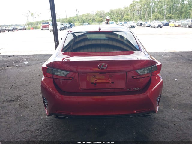 45525555 :رقم المزاد ، JTHHE5BC3F5009892 vin ، 2015 Lexus Rc 350 مزاد بيع
