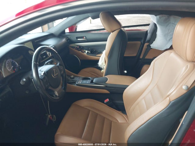 45525555 :رقم المزاد ، JTHHE5BC3F5009892 vin ، 2015 Lexus Rc 350 مزاد بيع