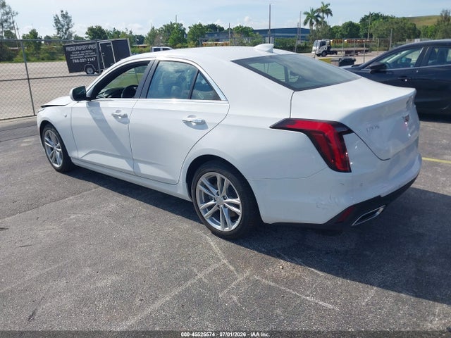 2026 Cadillac Ct4 Luxury Rwd მანქანა იყიდება აუქციონზე, vin: 1G6DA5RK1T0109641, აუქციონის ნომერი: 45525574