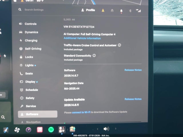 Tesla Model 3 Performance All-wheel Drive 2026 5YJ3E1ETXTF127724 Image 18