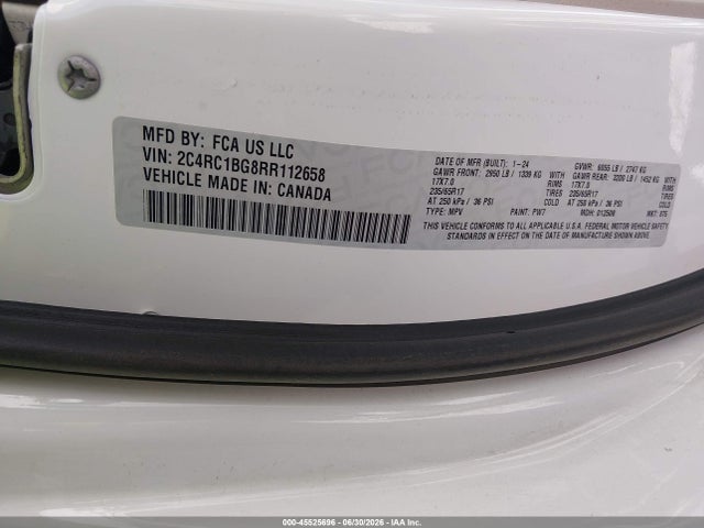 Chrysler Pacifica Touring L 2024 2C4RC1BG8RR112658 Image 9