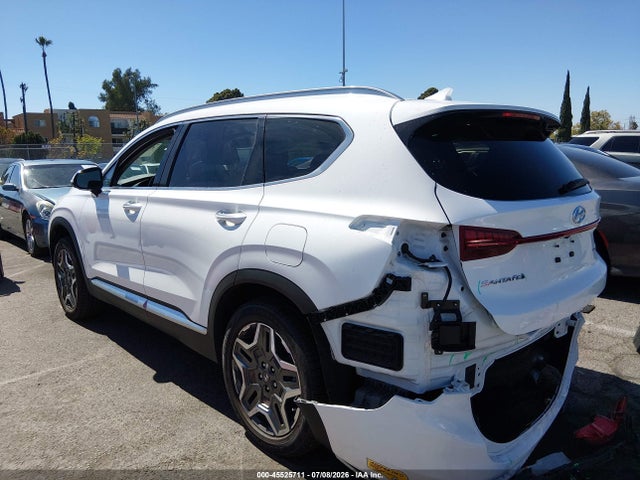 45525711 :رقم المزاد ، KM8S6DA20NU044090 vin ، 2022 Hyundai Santa Fe Plug-in Hybrid Sel Convenience مزاد بيع