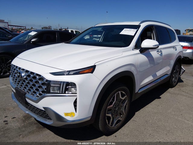45525711 :رقم المزاد ، KM8S6DA20NU044090 vin ، 2022 Hyundai Santa Fe Plug-in Hybrid Sel Convenience مزاد بيع