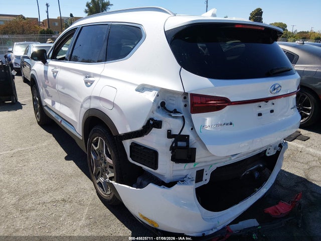 45525711 :رقم المزاد ، KM8S6DA20NU044090 vin ، 2022 Hyundai Santa Fe Plug-in Hybrid Sel Convenience مزاد بيع