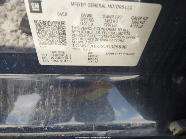 Chevrolet Tahoe Ls 2018 1GNSCAECXJR325896 Image 9