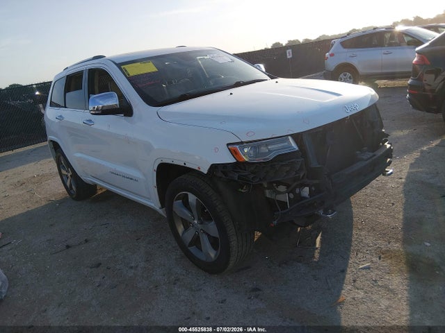2014 Jeep Grand Cherokee Overland მანქანა იყიდება აუქციონზე, vin: 1C4RJECG4EC380217, აუქციონის ნომერი: 45525838