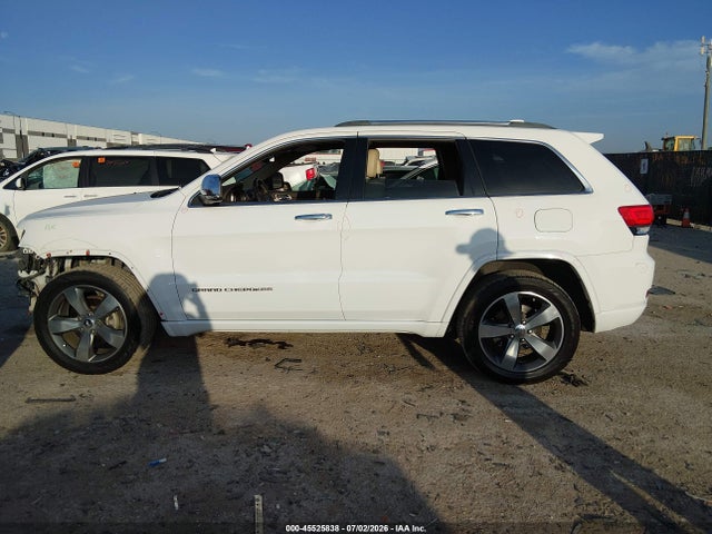 2014 Jeep Grand Cherokee Overland მანქანა იყიდება აუქციონზე, vin: 1C4RJECG4EC380217, აუქციონის ნომერი: 45525838