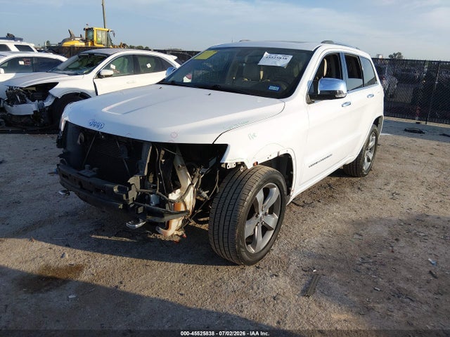 2014 Jeep Grand Cherokee Overland მანქანა იყიდება აუქციონზე, vin: 1C4RJECG4EC380217, აუქციონის ნომერი: 45525838