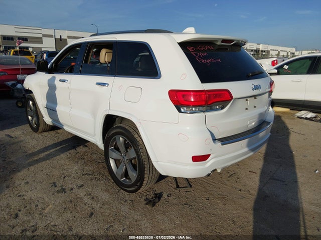 2014 Jeep Grand Cherokee Overland მანქანა იყიდება აუქციონზე, vin: 1C4RJECG4EC380217, აუქციონის ნომერი: 45525838