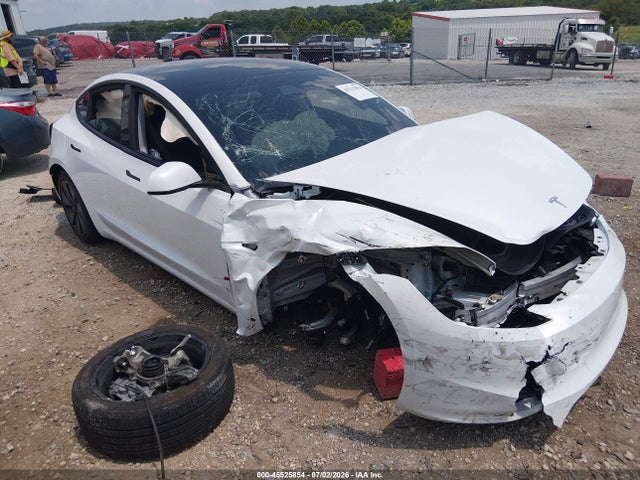45525854 :رقم المزاد ، 5YJ3E1EB8SF904391 vin ، 2025 Tesla Model 3 Long Range All-wheel Drive مزاد بيع