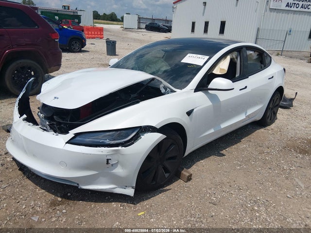Продаж на аукціоні авто 2025 Tesla Model 3 Long Range All-wheel Drive, vin: 5YJ3E1EB8SF904391, номер лоту: 45525854