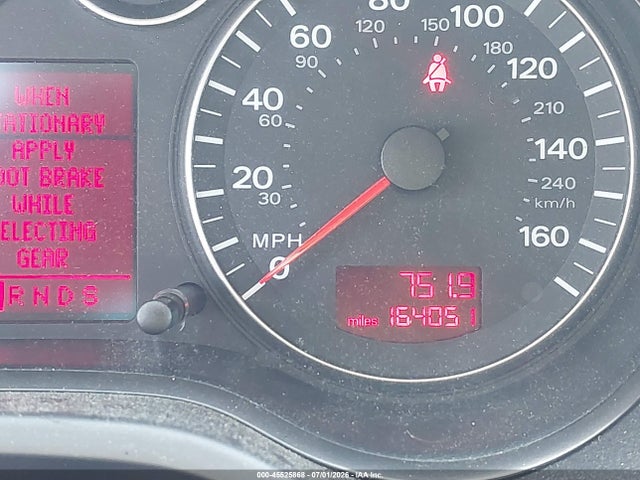 2006 Audi A3 2.0t მანქანა იყიდება აუქციონზე, vin: WAUHF78P96A163077, აუქციონის ნომერი: 45525868