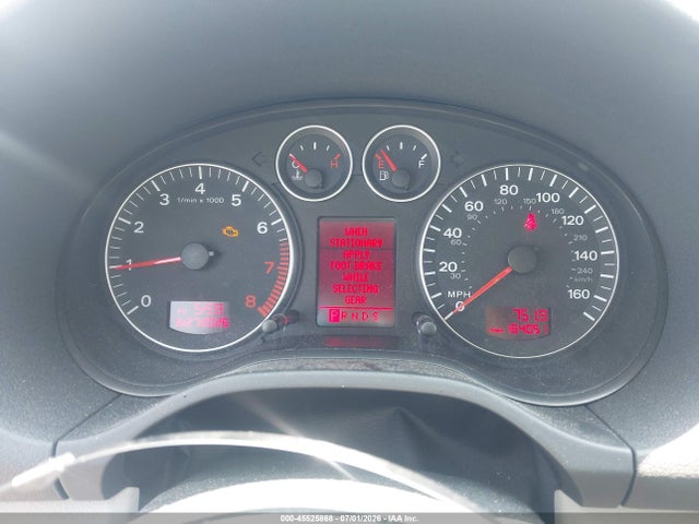 2006 Audi A3 2.0t მანქანა იყიდება აუქციონზე, vin: WAUHF78P96A163077, აუქციონის ნომერი: 45525868