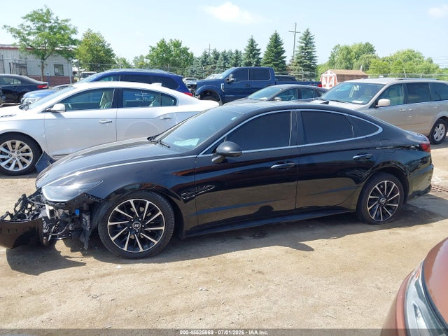 45525869 :رقم المزاد ، 5NPEH4J21MH090581 vin ، 2021 Hyundai Sonata Limited مزاد بيع