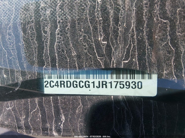 Dodge Grand Caravan Sxt 2018 2C4RDGCG1JR175930 Image 9