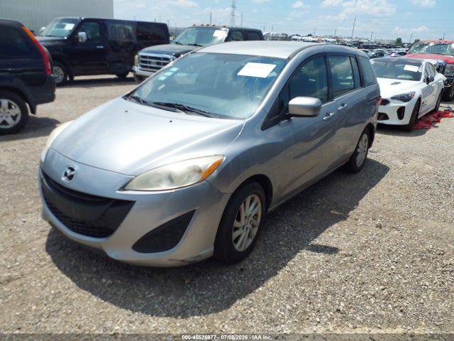 2012 Mazda Mazda5 Sport მანქანა იყიდება აუქციონზე, vin: JM1CW2BLXC0109987, აუქციონის ნომერი: 45525977