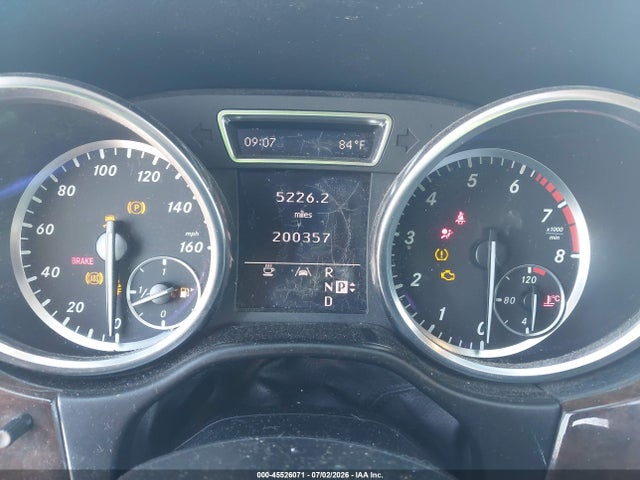 Aukcja sprzedaży 2012 Mercedes-benz Ml 350 4matic, vin: 4JGDA5HBXCA038606, numer aukcji: 45526071