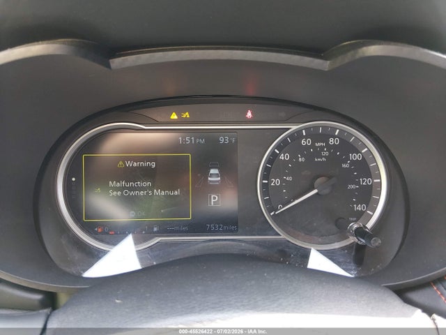 45526422 :رقم المزاد ، 3N1CN8FV5SL872585 vin ، 2025 Nissan Versa 1.6 Sr مزاد بيع