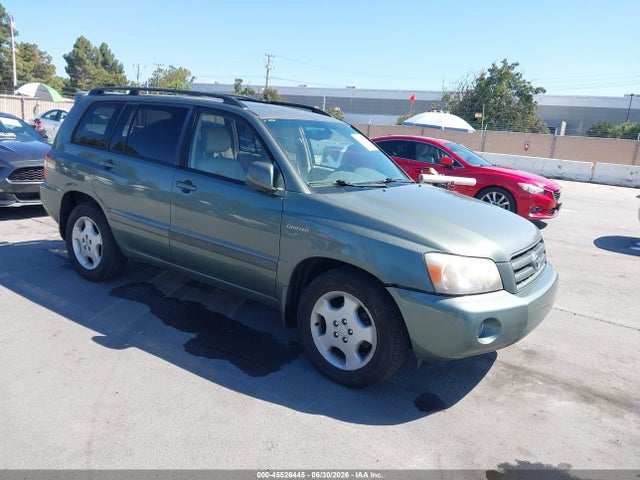 Aukcja sprzedaży 2006 Toyota Highlander Limited V6, vin: JTEEP21A860159955, numer aukcji: 45526445