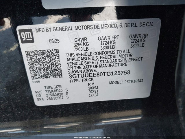 GMC SIERRA 1500 2026 3GTUUEE80TG125758 Image 9