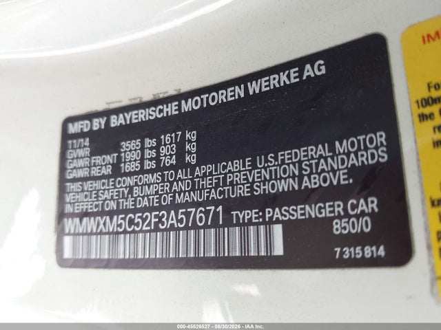Продажа на аукционе авто 2015 Mini Hardtop Cooper, vin: WMWXM5C52F3A57671, номер лота: 45526527