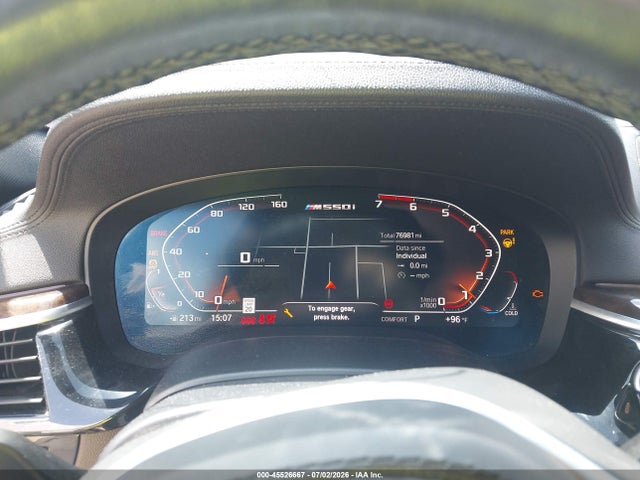 Aukcja sprzedaży 2020 Bmw M550i Xdrive, vin: WBAJS7C04LBN96867, numer aukcji: 45526667