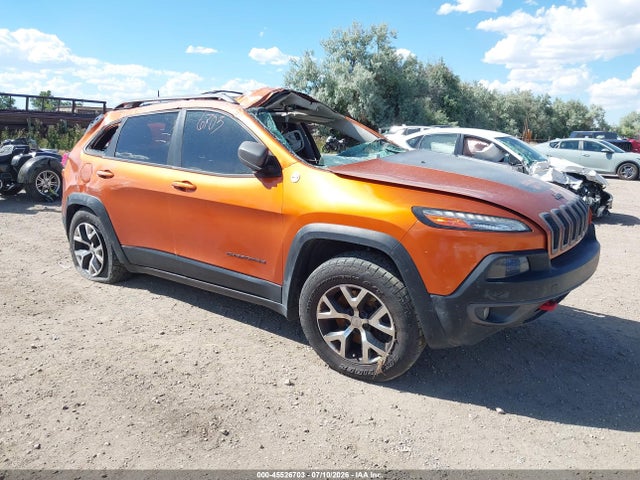 Продажа на аукционе авто 2015 Jeep Cherokee Trailhawk, vin: 1C4PJMBS0FW521095, номер лота: 45526703