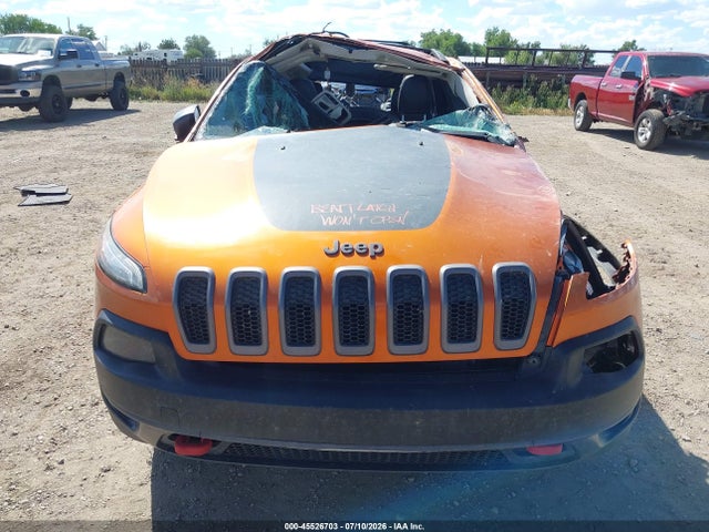 Продажа на аукционе авто 2015 Jeep Cherokee Trailhawk, vin: 1C4PJMBS0FW521095, номер лота: 45526703