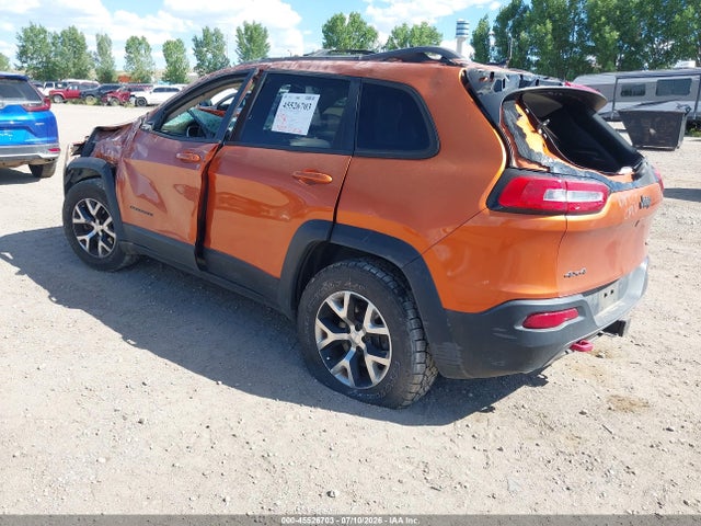 Продажа на аукционе авто 2015 Jeep Cherokee Trailhawk, vin: 1C4PJMBS0FW521095, номер лота: 45526703