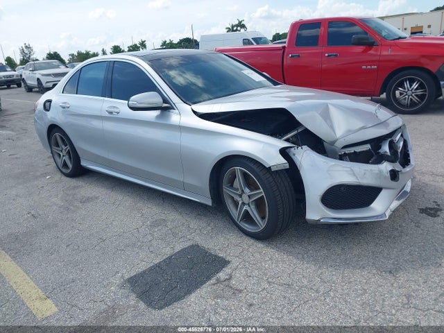 45526776 :رقم المزاد ، 55SWF4JB2FU086954 vin ، 2015 Mercedes-benz C 300 Sport مزاد بيع