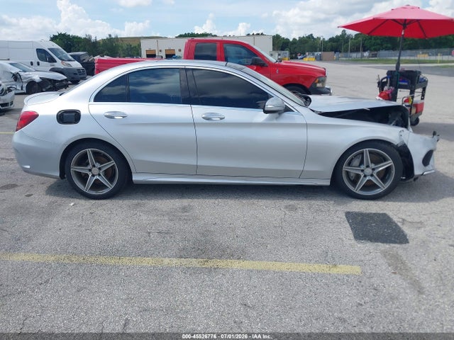 45526776 :رقم المزاد ، 55SWF4JB2FU086954 vin ، 2015 Mercedes-benz C 300 Sport مزاد بيع