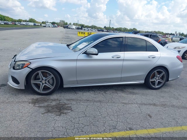 45526776 :رقم المزاد ، 55SWF4JB2FU086954 vin ، 2015 Mercedes-benz C 300 Sport مزاد بيع