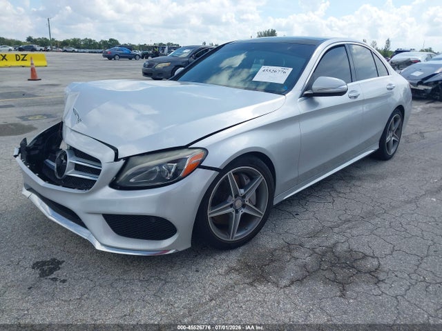 45526776 :رقم المزاد ، 55SWF4JB2FU086954 vin ، 2015 Mercedes-benz C 300 Sport مزاد بيع