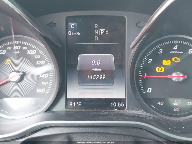 45526776 :رقم المزاد ، 55SWF4JB2FU086954 vin ، 2015 Mercedes-benz C 300 Sport مزاد بيع
