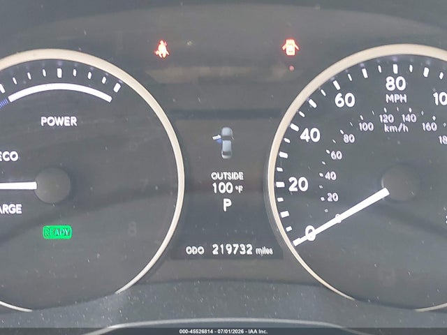 45526814 :رقم المزاد ، JTHBW1GG7D2006595 vin ، 2013 Lexus Es 300h مزاد بيع
