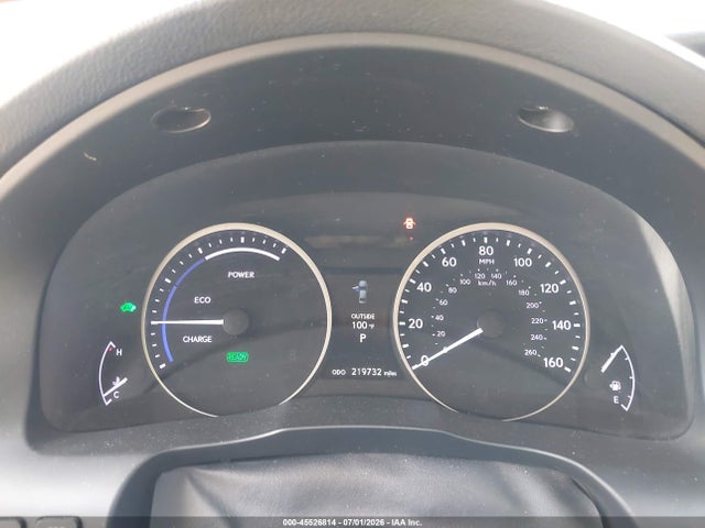 45526814 :رقم المزاد ، JTHBW1GG7D2006595 vin ، 2013 Lexus Es 300h مزاد بيع