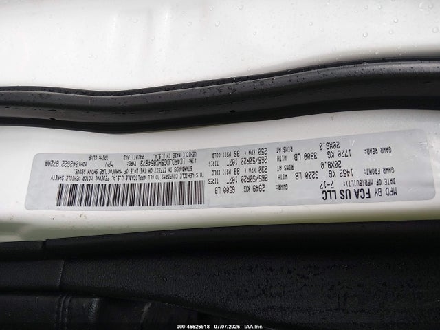 2017 Dodge Durango Gt Awd მანქანა იყიდება აუქციონზე, vin: 1C4RDJDG5HC854873, აუქციონის ნომერი: 45526918