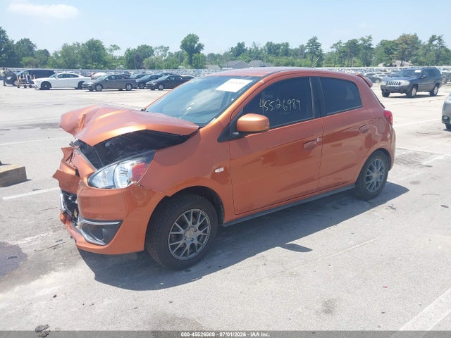 2017 Mitsubishi Mirage Es მანქანა იყიდება აუქციონზე, vin: ML32A3HJ0HH019555, აუქციონის ნომერი: 45526989
