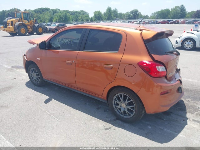 2017 Mitsubishi Mirage Es მანქანა იყიდება აუქციონზე, vin: ML32A3HJ0HH019555, აუქციონის ნომერი: 45526989