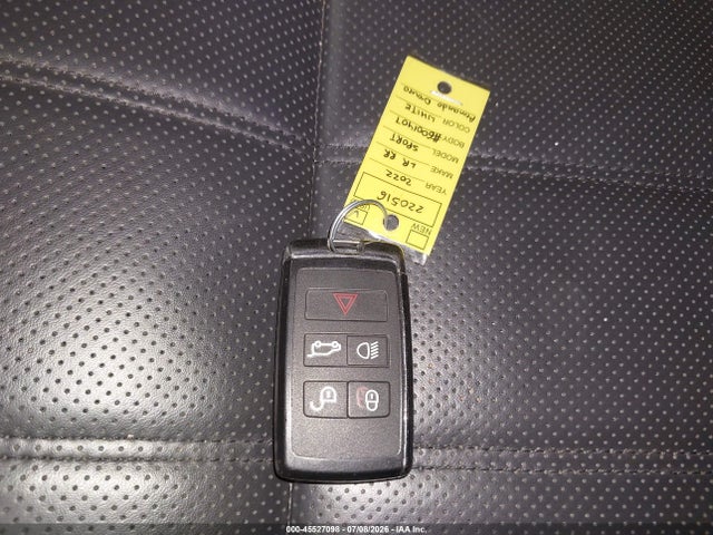 45527098 :رقم المزاد ، SALWS2RU4NA220516 vin ، 2022 Land Rover Range Rover Sport Hst Mhev مزاد بيع