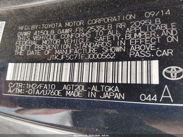 Scion TC 2015 JTKJF5C71FJ000562 Image 9